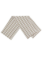 Knit Houndstooth Scarf