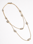 Golden Halo Convertible Station Necklace
