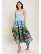 Monet Garden Midi Dress