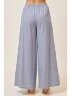 Seaside Stroll Striped Wide-Leg Pants