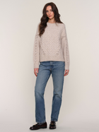 Raven Cable Knit Fisherman Sweater