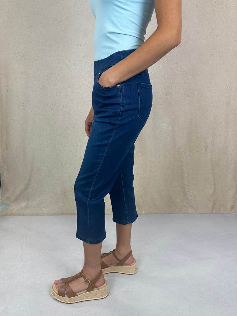 5 Pocket Denim Capri