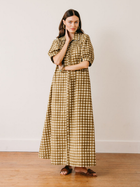 Painted Gingham Oasis Dress