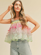 Pastel Flutter Babydoll Top