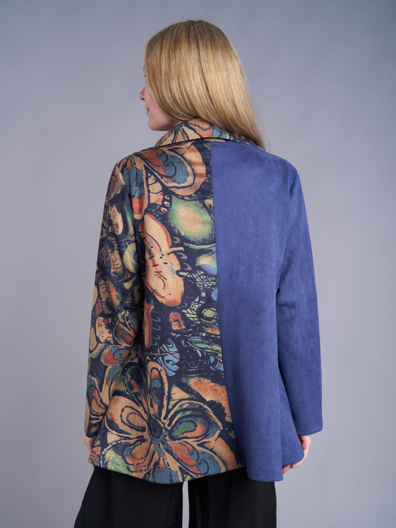 Suede Mix Media Jacket
