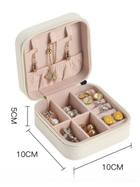 Mini Leather Jewelry Travel Case
