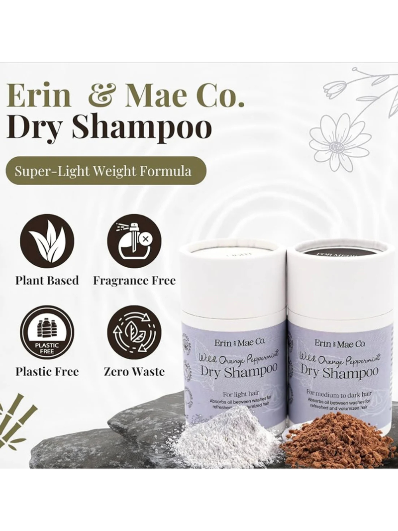 Organic Dry Shampoo - ErinAndMae