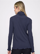 Essential Navy Ribbed Turtleneck
