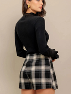 Chloe Scallop Plaid Skort