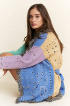 Pastel Prairie Fringe Cardigan