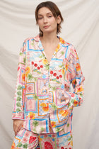 Tropical Amalfi Pajama Shirt