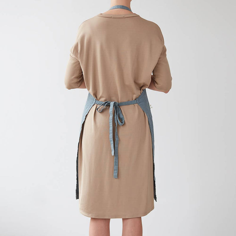 Blue Fog Linen Daily Apron