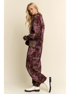 Marlowe Floral Half-Zip Set