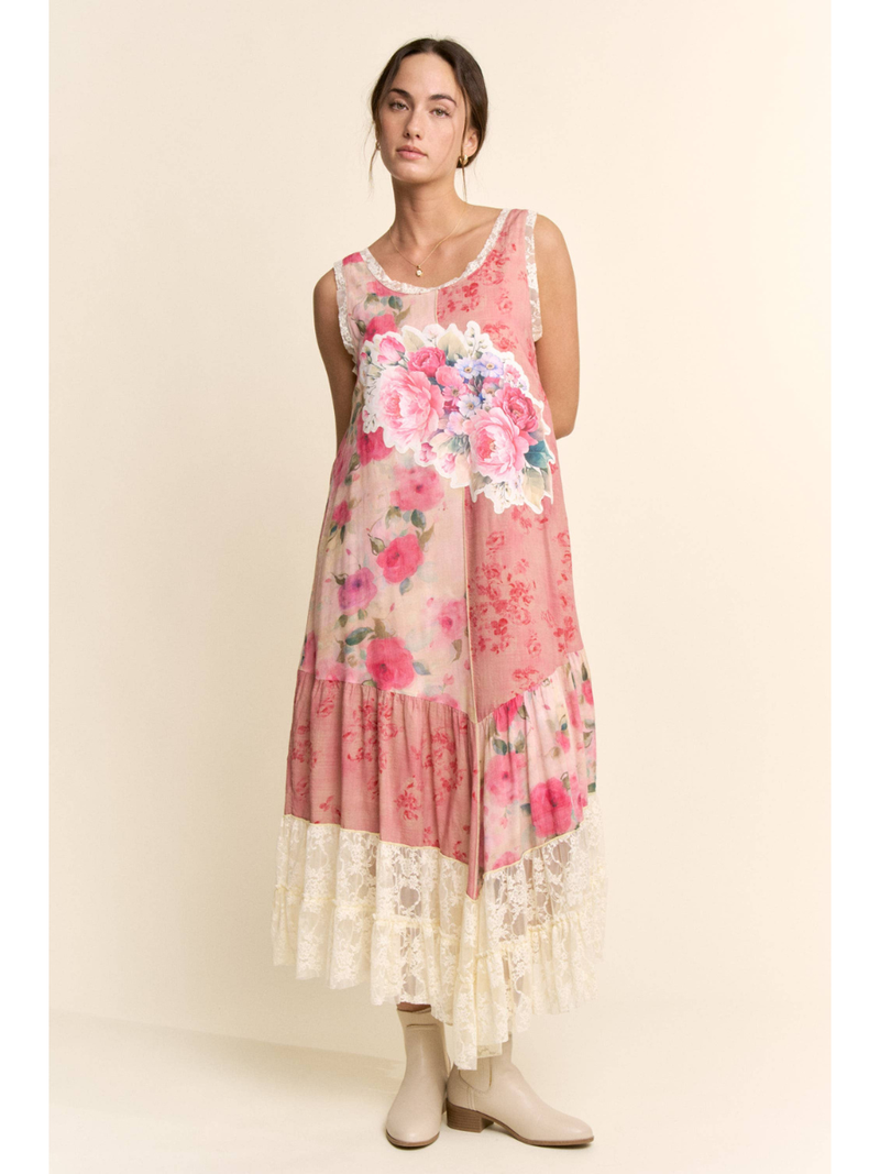 Cottage Rose Lace Dress S Cottage Rose Lace Dress S