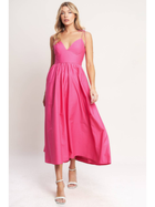 Sweet Peony Midi Dress