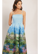 Monet Garden Midi Dress