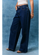 Stars & Stripes Wide Leg Jeans