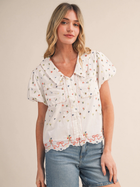 Meadow Collar Embroidered Blouse