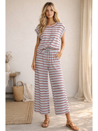Americana Striped Lounge Set