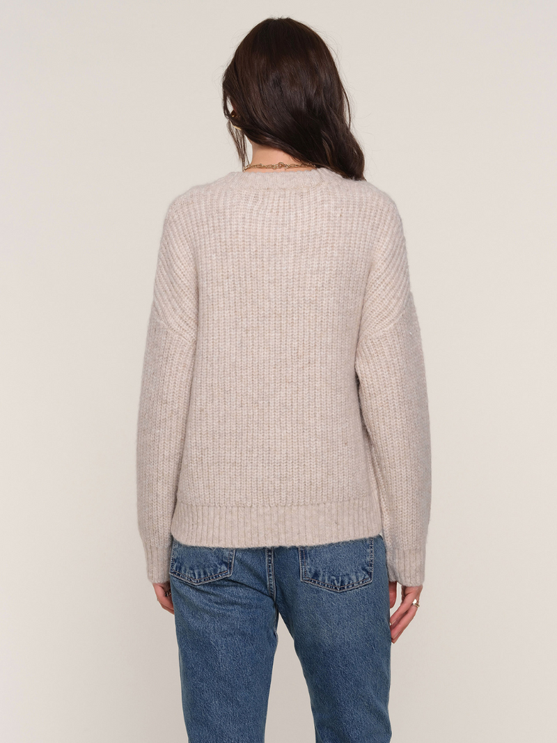 Raven Cable Knit Fisherman Sweater