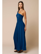 Midnight One-Shoulder Maxi Dress
