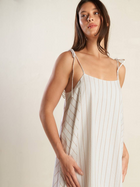 Striped Woven Midi Dress