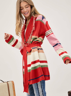 Desert Sunset Fringe Cardigan Plus