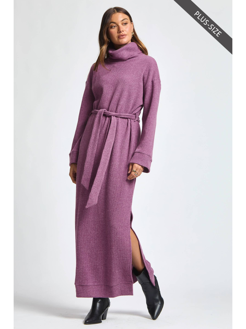 PLUS SIZE Ember Knit Travel Dress AUTUMN BERRY / 2X PLUS SIZE Ember Knit Travel Dress AUTUMN BERRY / 2X