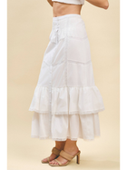 Charlotte Lace Trim Maxi Skirt