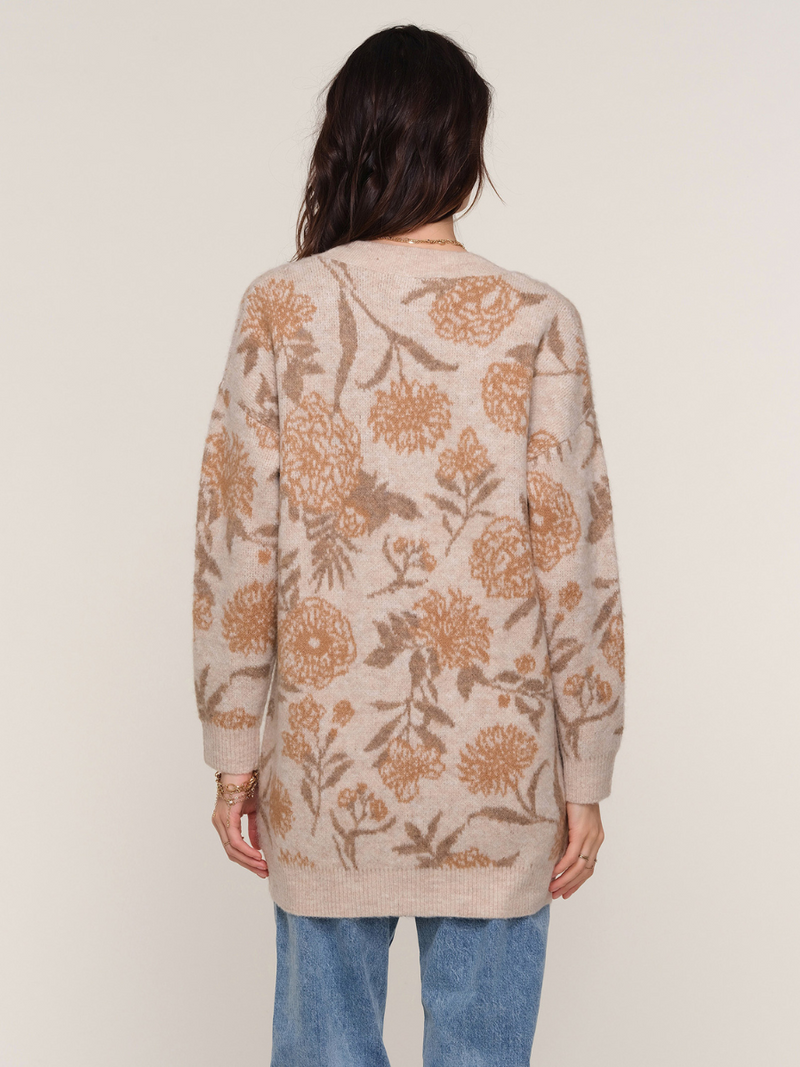 Ryan Floral Jacquard Cardigan