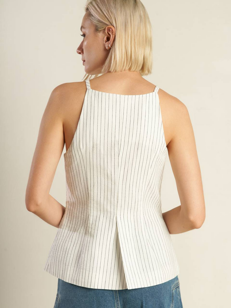 Woven Seersucker Top