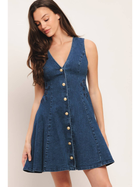 Nashville Denim Button Dress