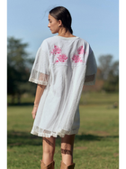 Angel Terry Mesh Layer Dress
