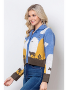 Desert Horizon Cropped Cardigan