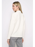 Crystal Bow Peplum Zip-Up Jacket