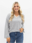 Lace & Comfort Knit Top