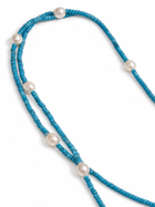 Laguna Pearl & Turquoise Strand Necklace