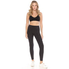 Premium Nylon Activewear Solid Leggings