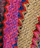 Multi Pocket Colorful Knit Ruana