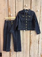 Margot Gold Button Denim Jacket