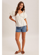 Sweet Meadow Eyelet Blouse