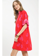 Coastal Palm Tunic Dress