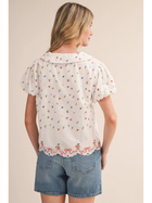 Meadow Collar Embroidered Blouse