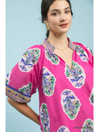 Fuchsia Garden Party Dress