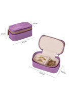 Travel Mini Velvet Jewelry Box