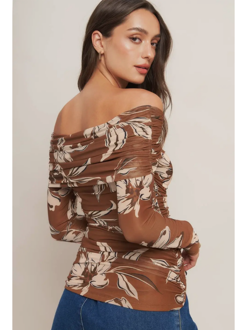 Havana Nights Off-Shoulder Top