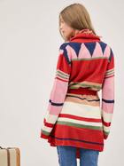 Desert Sunset Fringe Cardigan Plus