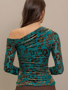 Emerald Muse One-Shoulder Top