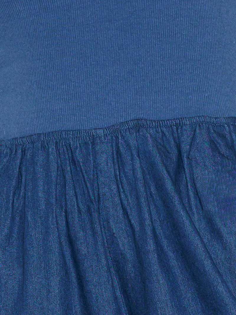 Wide Leg Pant w/Roll  Over  Band