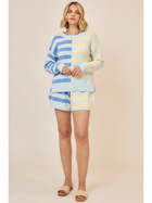 Harbor Stripe Knit Shorts